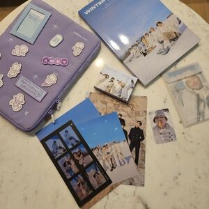 OFFICIAL BTS 2021 Winter Package Full Set V Taehyung Jimin Photocard